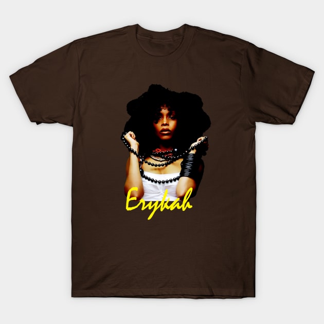 Erykah Badu - Vintage RNB T-Shirt by GoodMan999